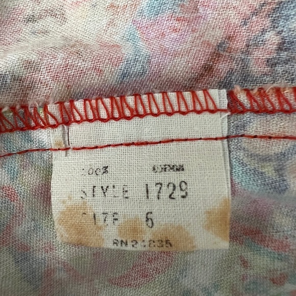 VTG 70s Liberty House by Sydney (Hawaii) Split Shirt/Dress with Long Pants Sz 6 - Picture 8 of 10